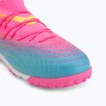 Kinder Fußballschuhe PUMA Future 9 Match TT + Mid Jr poison pink/puma wht/sun stream/bright aqua/puma blk 7