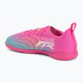 Kinder Fußballschuhe PUMA Future 9 Play IT Jr poison pink/puma white/sun stream/bright aqua/puma black 3