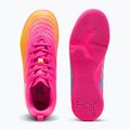 Kinder Fußballschuhe PUMA Future 9 Play IT Jr poison pink/puma white/sun stream/bright aqua/puma black 3