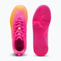 Kinder Fußballschuhe PUMA Future 9 Play IT Jr poison pink/puma white/sun stream/bright aqua/puma black 6