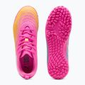 Kinder Fußballschuhe PUMA Future 9 Play TT poison pink/puma white/sun stream/bright aqua/puma black 5