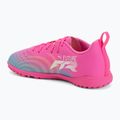 Kinder Fußballschuhe PUMA Future 9 Play TT poison pink/puma white/sun stream/bright aqua/puma black 3
