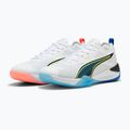 Handballschuhe PUMA Eliminate Nitro 4 Game On Puma White/Glowing Red/Ultra Blue 11