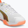 Handballschuhe PUMA Eliminate Nitro 4 Game On Puma White/Glowing Red/Ultra Blue 7