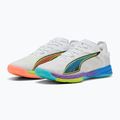 Handballschuhe PUMA Accelerate Nitro SQD 4 Game On puma white/glowing red/ultra blue 11