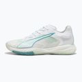 Damen-Handballschuhe PUMA Accelerate Nitro SQD 4 Game On puma white/baltic sea blue/fresh water 8