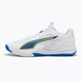Handballschuhe PUMA Accelerate Turbo 4 Game On puma white/glowing red/ultra blue 8
