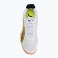Handballschuhe PUMA Accelerate Turbo 4 Game On puma white/glowing red/ultra blue 5