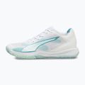 Handballschuhe PUMA Accelerate Pro 4 Game On puma white/baltic sea blue/fresh water