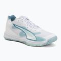 Handballschuhe PUMA Accelerate Pro 4 Game On puma white/baltic sea blue/fresh water