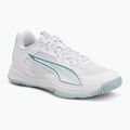 Handballschuhe PUMA Accelerate Pro 4 Game On puma white/baltic sea blue/fresh water