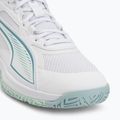 Handballschuhe PUMA Accelerate Pro 4 Game On puma white/baltic sea blue/fresh water 7