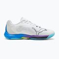 Handballschuhe PUMA Vantage Nitro Game On puma white/glowing red/ultra blue 9