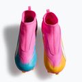 Kinder Fußballschuhe PUMA Ultra 6 Match+ LL FG/AG Jr poison pink/puma white/sun stream/bright aqua/puma black 5