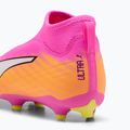 Kinder Fußballschuhe PUMA Ultra 6 Match+ LL FG/AG Jr poison pink/puma white/sun stream/bright aqua/puma black 6