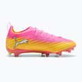 Kinder Fußballschuhe PUMA Ultra 6 Pro Jr FG/AG poison pink/puma white/sunstream/bright aqua/puma black 2