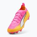 Kinder Fußballschuhe PUMA Ultra 6 Pro Jr FG/AG poison pink/puma white/sunstream/bright aqua/puma black 4