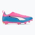 Kinder Fußballschuhe PUMA Ultra 6 Pro Jr FG/AG poison pink/puma white/sunstream/bright aqua/puma black 2