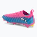 Kinder Fußballschuhe PUMA Ultra 6 Pro Jr FG/AG poison pink/puma white/sunstream/bright aqua/puma black 3