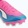 Kinder Fußballschuhe PUMA Ultra 6 Pro Jr FG/AG poison pink/puma white/sunstream/bright aqua/puma black 7