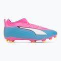 Kinder Fußballschuhe PUMA Ultra 6 Match FG/AG Jr poison pink/puma white/sun stream/bright aqua/puma black 2