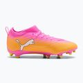 Kinder Fußballschuhe PUMA Ultra 6 Match FG/AG Jr poison pink/puma white/sun stream/bright aqua/puma black 2