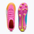 Kinder Fußballschuhe PUMA Ultra 6 Match FG/AG Jr poison pink/puma white/sun stream/bright aqua/puma black 5
