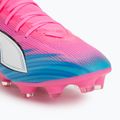 Fußballschuhe PUMA Ultra 6 Match + FG/AG poison pink/puma white/sun stream/bright aqua/puma black 7