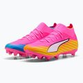 Fußballschuhe PUMA Ultra 6 Match + FG/AG poison pink/puma white/sun stream/bright aqua/puma black 4