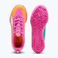 Kinder Fußballschuhe PUMA Ultra 6 Play TT Jr poison pink/puma white/sun stream/bright aqua/puma black 4