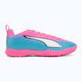 Kinder Fußballschuhe PUMA Ultra 6 Play TT Jr poison pink/puma white/sun stream/bright aqua/puma black 2