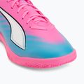 Kinder Fußballschuhe PUMA Ultra 6 Play It Jr poison pink/puma wht/sun stream/bright aqua/puma blk 7