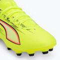 Kinder-Fußballschuhe PUMA Ultra 6 Match FG/AG Jr Yellow Alert/Puma Black/Glowing Red/Lime Squeeze 7