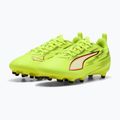 Kinder-Fußballschuhe PUMA Ultra 6 Play FG/AG Jr Yellow Alert/Puma Black/Glowing Red/Lime Squeeze 9