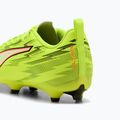 Kinder-Fußballschuhe PUMA Ultra 6 Play FG/AG Jr Yellow Alert/Puma Black/Glowing Red/Lime Squeeze 10