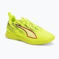 Kinder-Fußballschuhe PUMA Ultra 6 Play IT Jr Yellow Alert/Puma Black/Glowing Red/Lime Squeeze