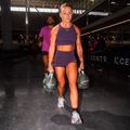 Damen Trainingsshorts Puma Hyrox Shapeluxe 3" Tight deep plum 6