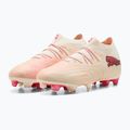 Fußballschuhe PUMA Future 9 Ultimate FG sugared almond/puma white/ultra red/puma black 3