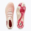 Fußballschuhe PUMA Future 9 Ultimate MxSG sugared almond/puma white/ultra red/puma black 3