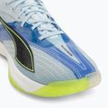 Handballschuhe PUMA Accelerate Nitro SQD 5 aqua glow/puma black/green glare/royal sapphire 7