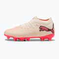 Kinder-Fußballschuhe PUMA Future 9 Pro FG/AG Jr sugared almond/puma white/ultra red/puma black