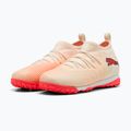 Kinder-Fußballschuhe PUMA Future 9 Match TT+ Mid Jr sugared almond/puma white/ultra red/puma black 3
