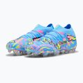 Fußballschuhe PUMA Future 9 Ultimate Advanced Level FG puma white/blue glimmer/pink glimmer/yellow alert 3