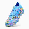 Fußballschuhe PUMA Future 9 Ultimate Advanced Level FG puma white/blue glimmer/pink glimmer/yellow alert 4