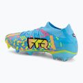 Fußballschuhe PUMA Future 9 Match Advanced Level FG/AG puma white/blue glimmer/pink glimmer/yellow alert 3
