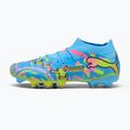 Fußballschuhe PUMA Future 9 Match Advanced Level FG/AG puma white/blue glimmer/pink glimmer/yellow alert