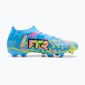 Fußballschuhe PUMA Future 9 Match Advanced Level FG/AG puma white/blue glimmer/pink glimmer/yellow alert 2