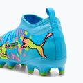 Kinder-Fußballschuhe PUMA Future 9 Match Advanced Level FG/AG Jr puma white/blue glimmer/pink glimmer/yellow alert 6