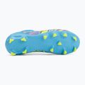 Kinder-Fußballschuhe PUMA Future 9 Match Advanced Level FG/AG Jr puma white/blue glimmer/pink glimmer/yellow alert 4