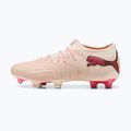 Fußballschuhe PUMA Future 9 Ultimate Low FG sugared almond/puma white/ultra red/puma black